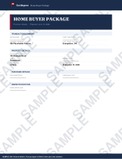 Home Buyer Package