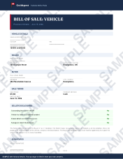 Vehicle Transfer and Lien Check Package