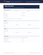 Newfoundland & Labrador bill of sale template